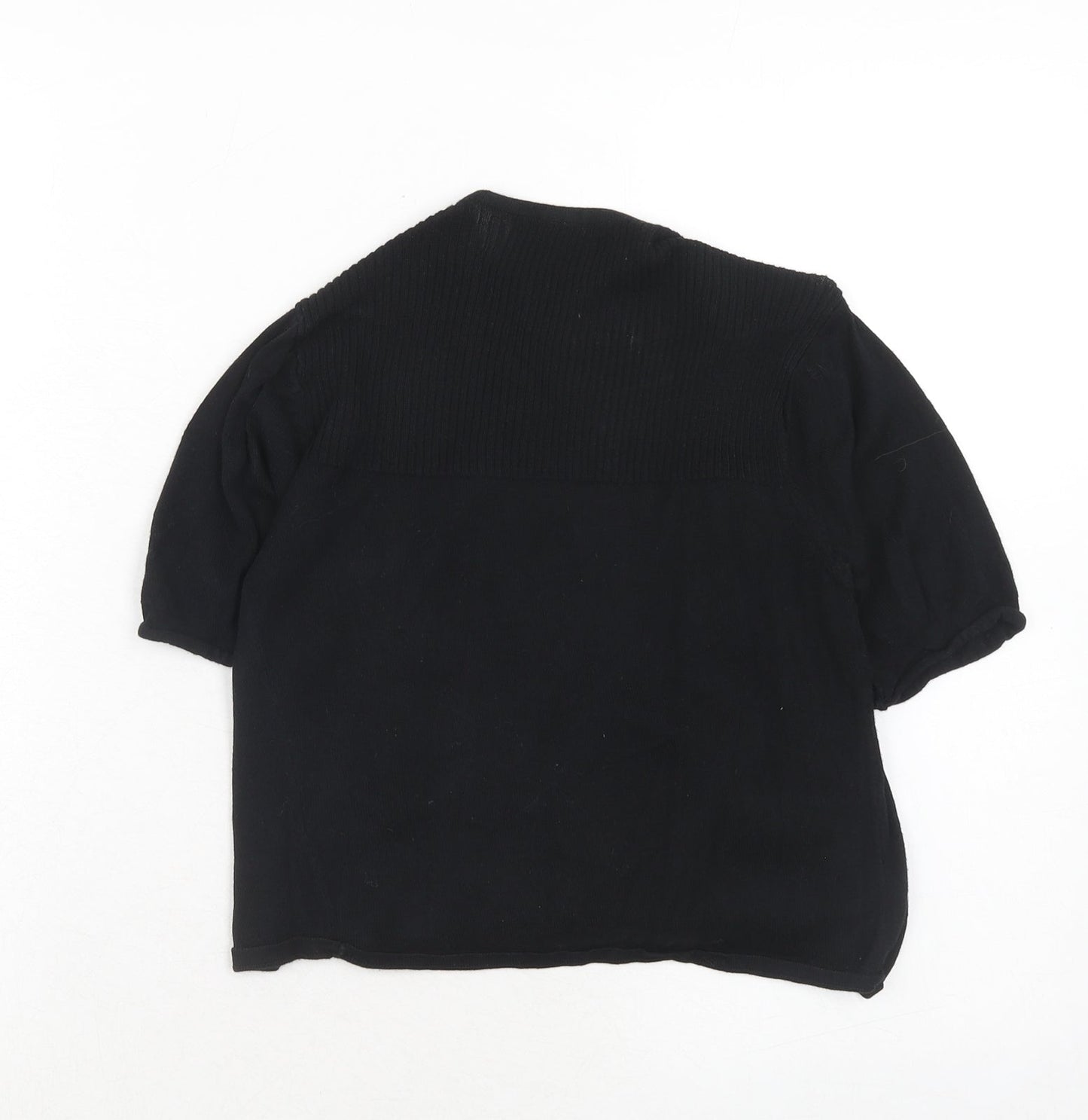 Womens UK Size 10 Select Black Cardigan Jumper