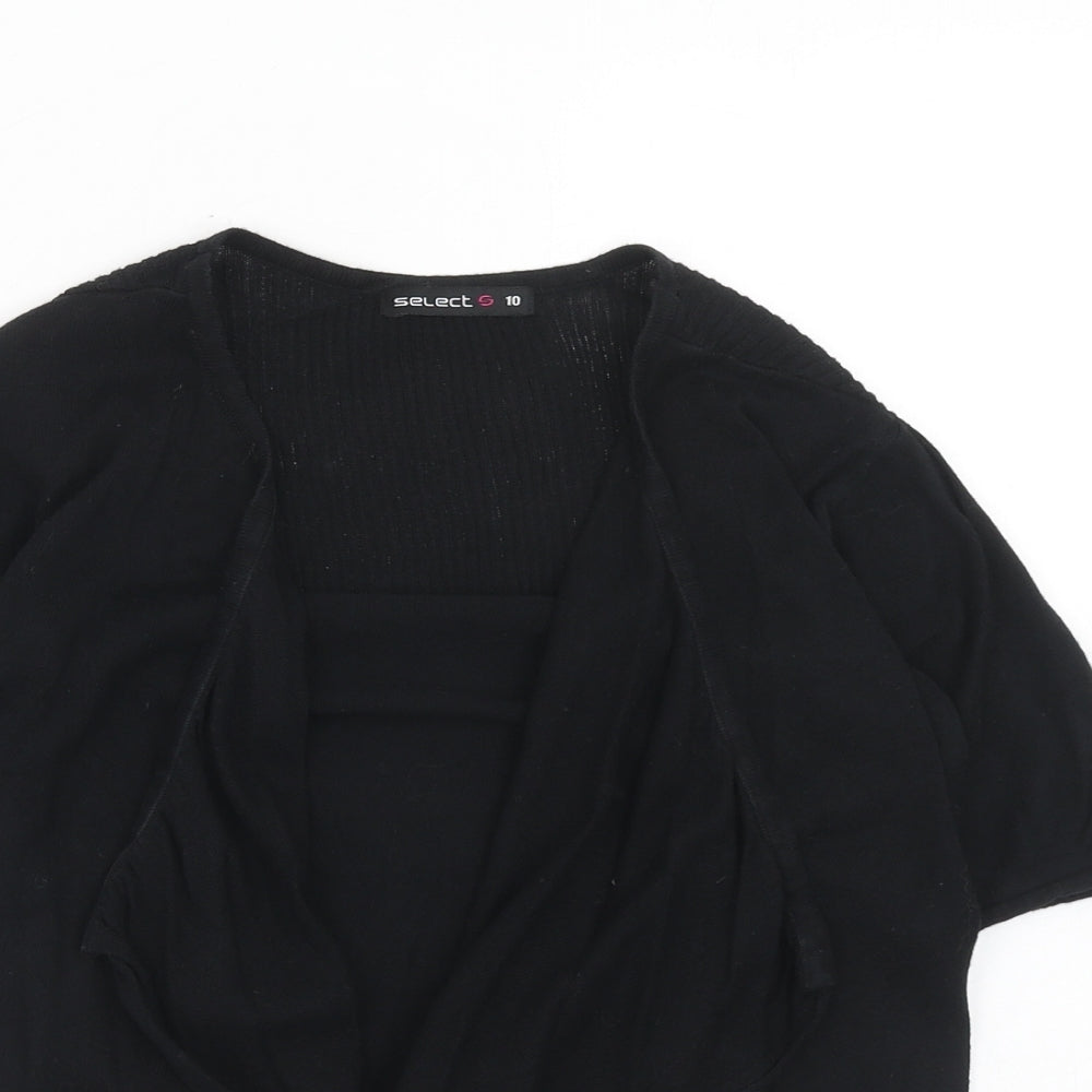 Womens UK Size 10 Select Black Cardigan Jumper
