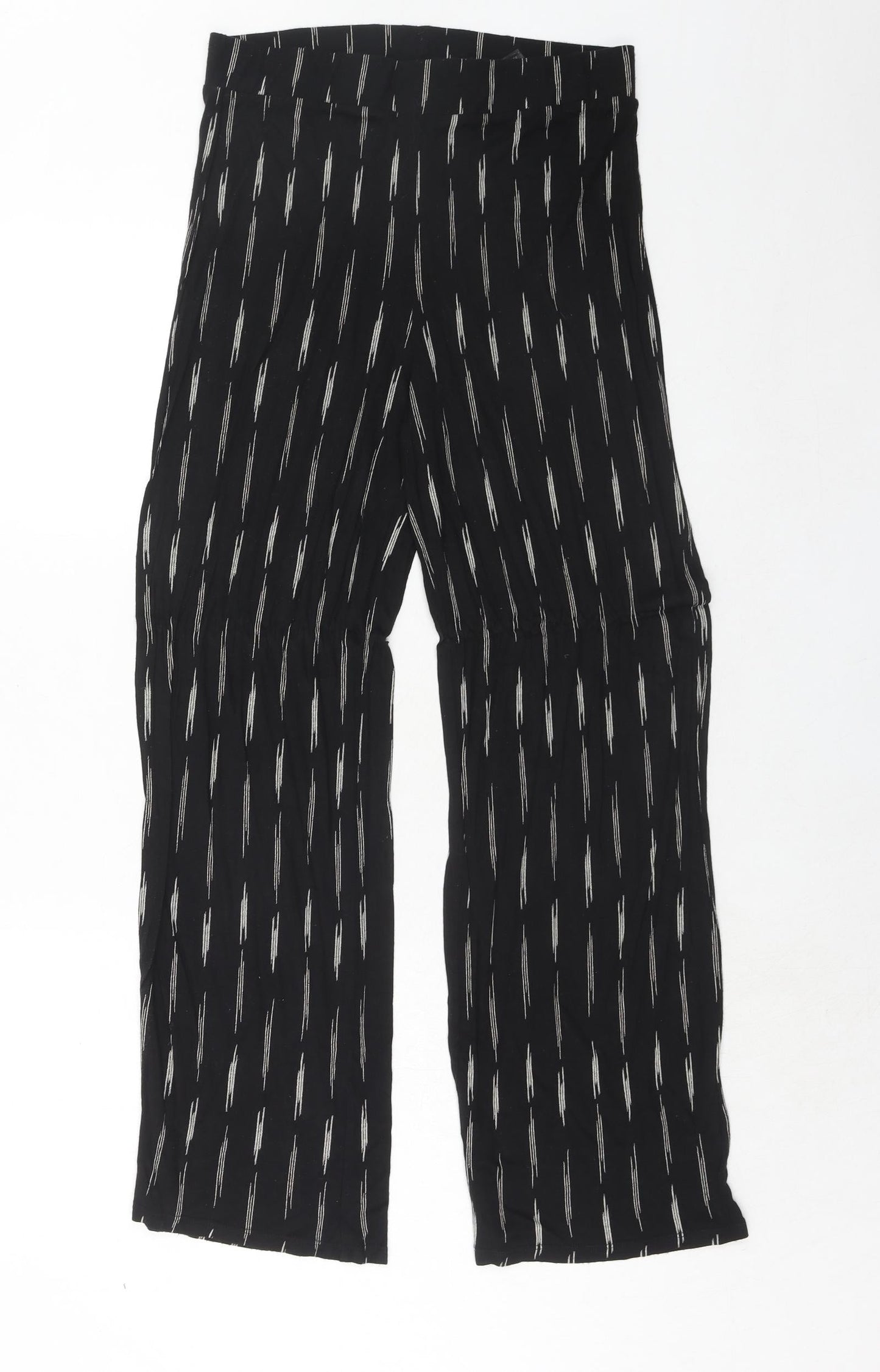 Womens UK Size S H&M Regular Fit  Black Trousers