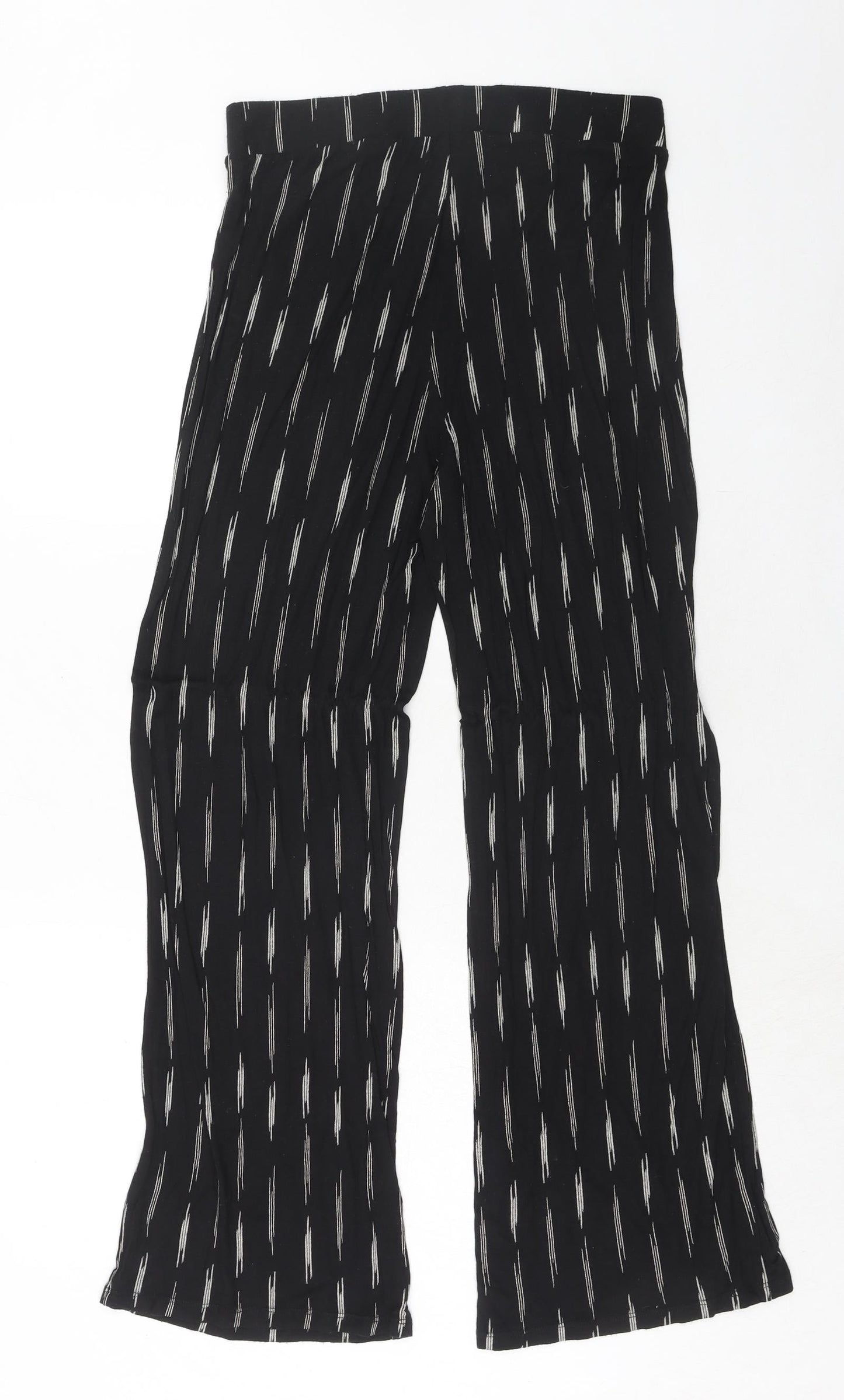 Womens UK Size S H&M Regular Fit  Black Trousers