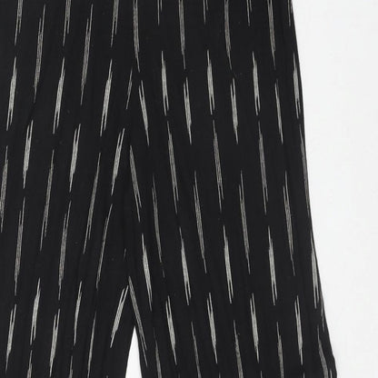 Womens UK Size S H&M Regular Fit  Black Trousers