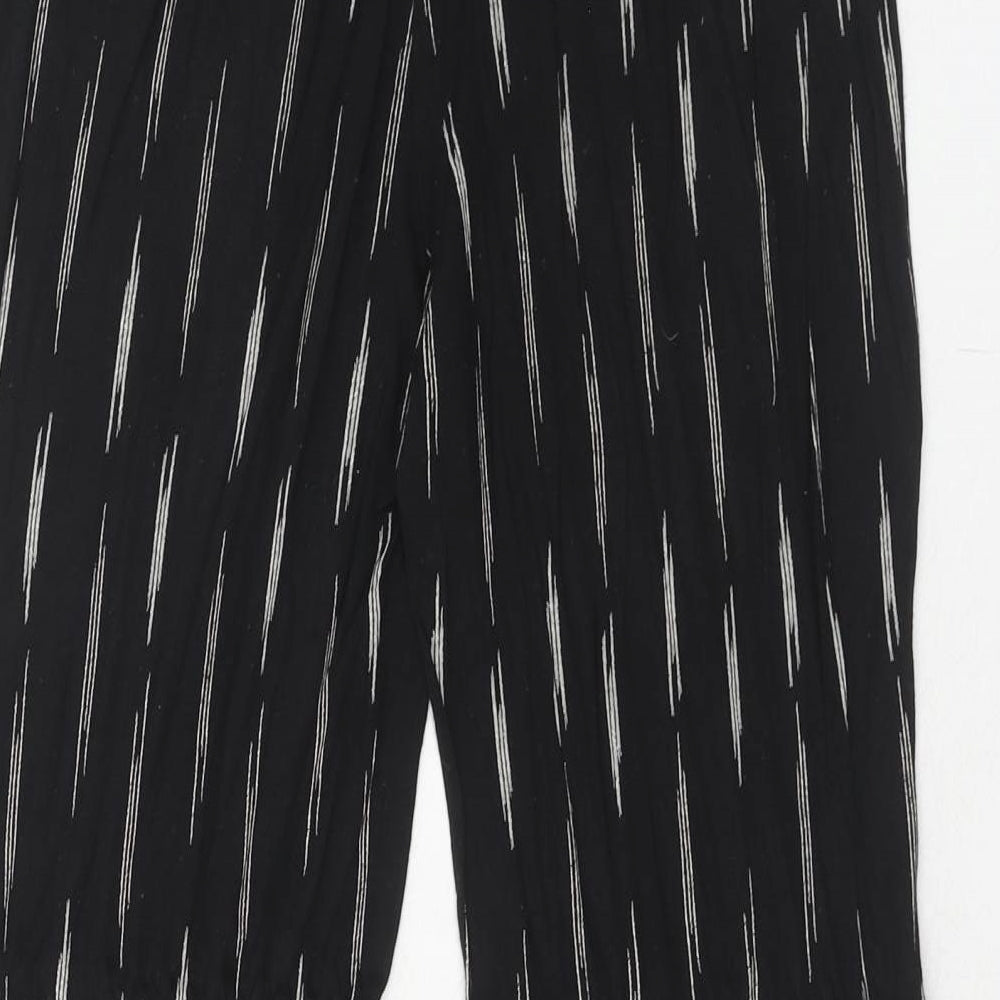 Womens UK Size S H&M Regular Fit  Black Trousers