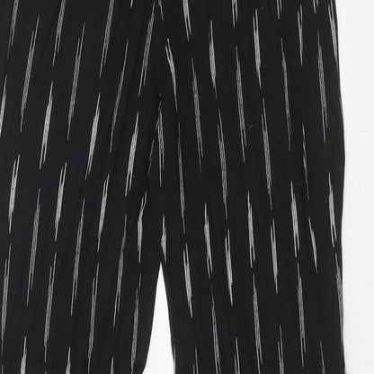 Womens UK Size S H&M Regular Fit  Black Trousers