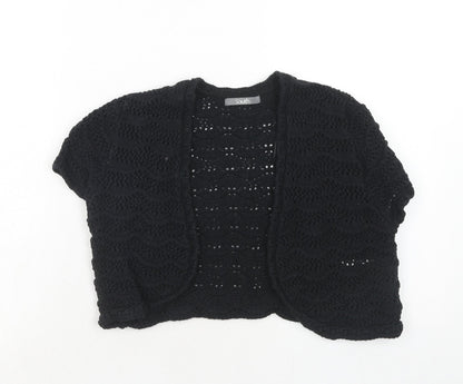 Womens UK Size 12 South Black Cardigan Jumper