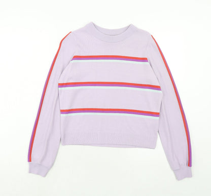 Womens UK Size 4 ASOS Purple Pullover Jumper