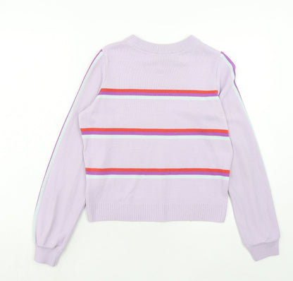 Womens UK Size 4 ASOS Purple Pullover Jumper