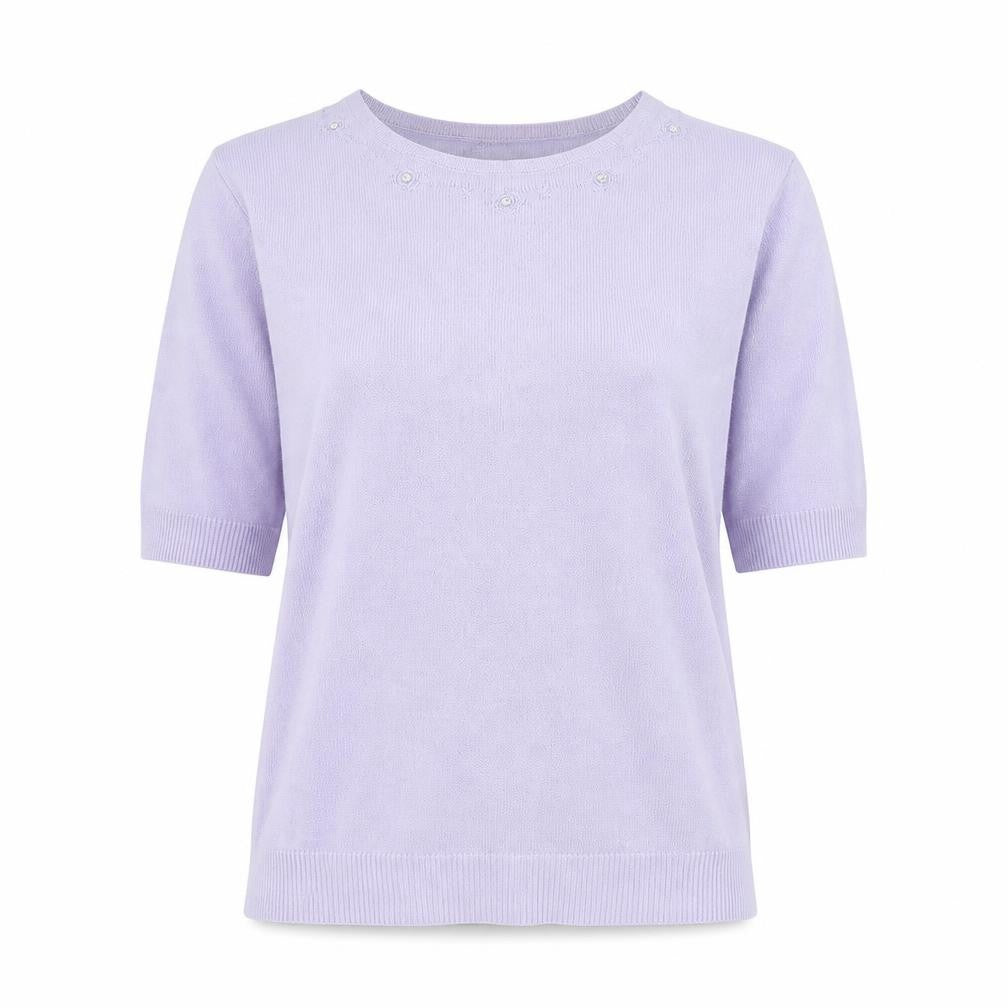 Womens UK Size 14 Marks and Spencer Purple Pullover Jumper