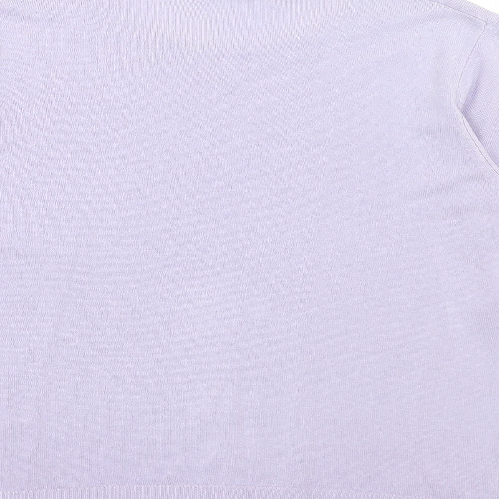 Womens UK Size 14 Marks and Spencer Purple Pullover Jumper