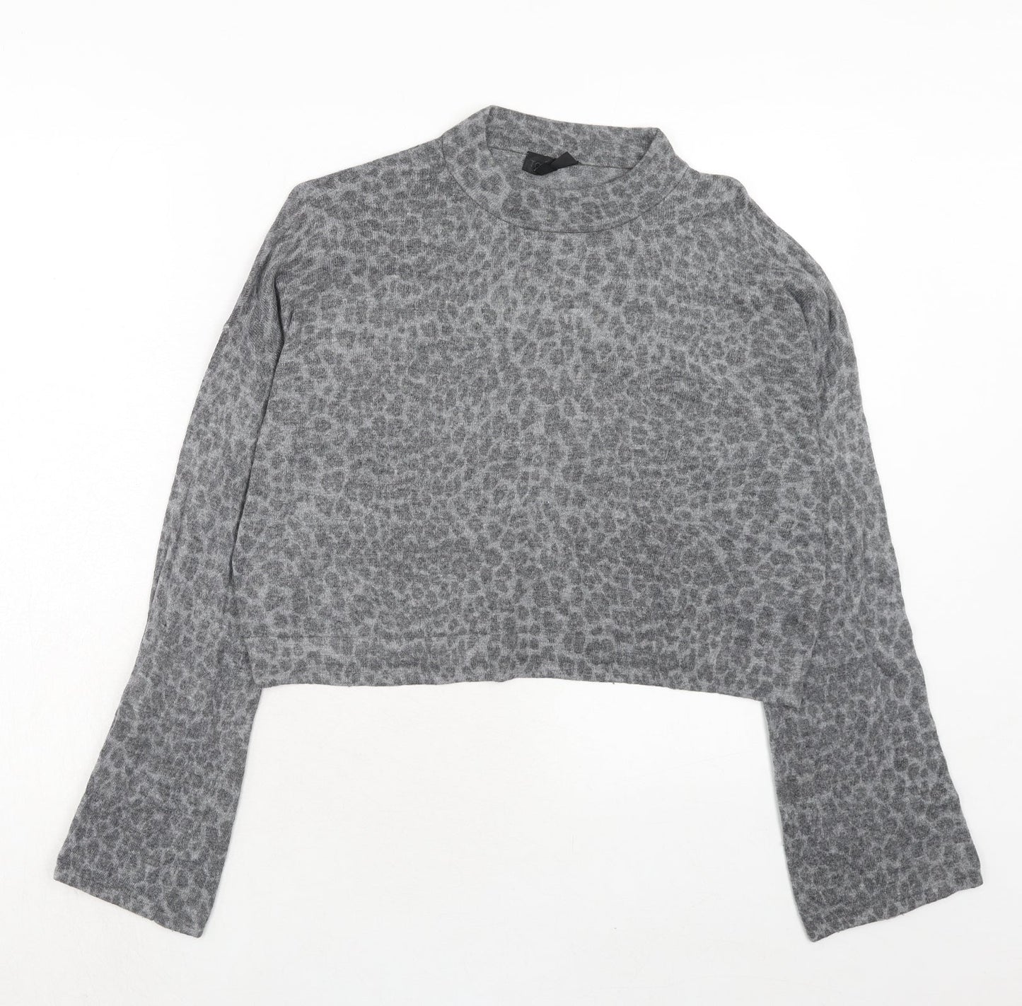 Womens UK Size 16 Topshop Grey Pullover Jumper