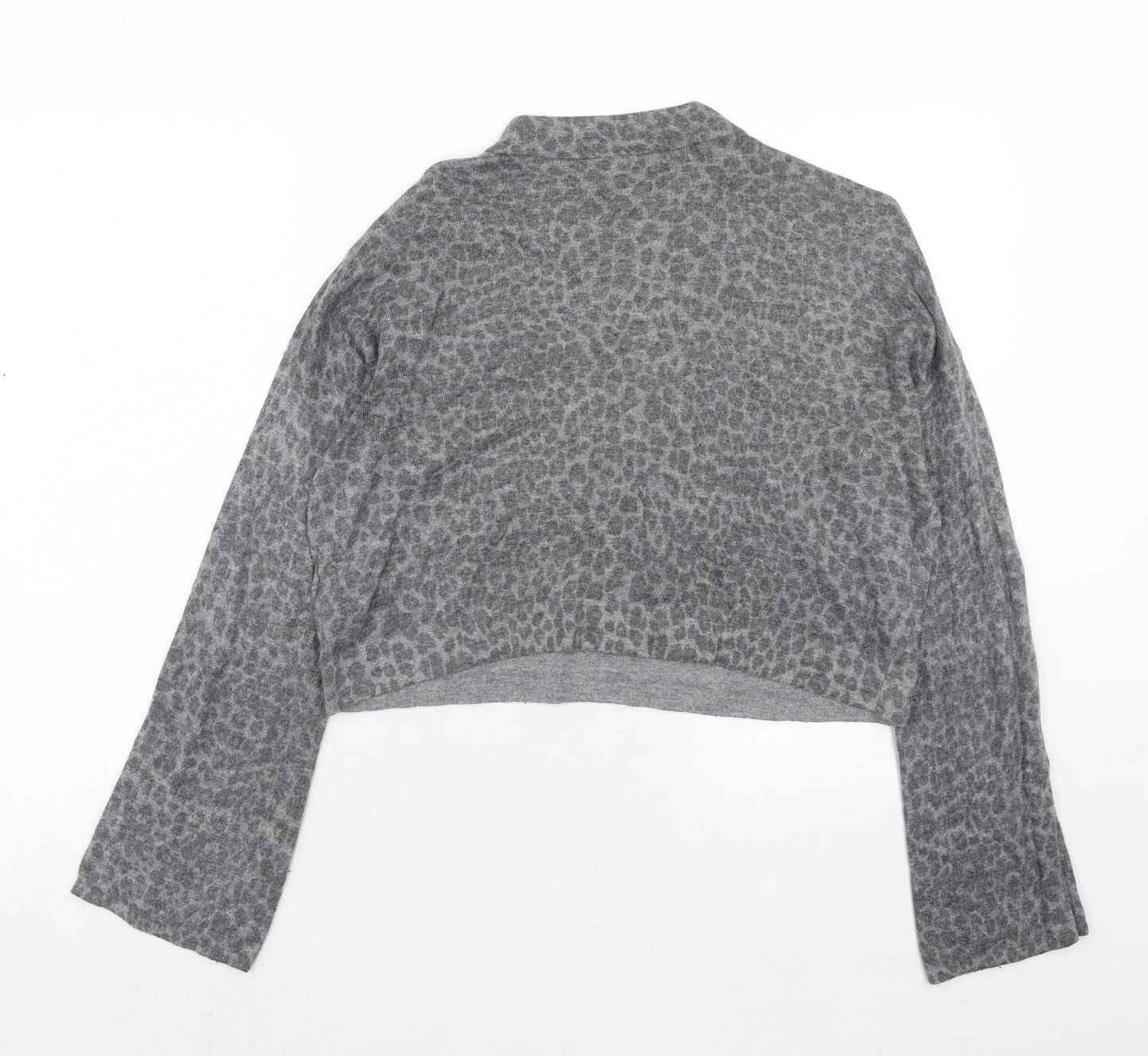 Womens UK Size 16 Topshop Grey Pullover Jumper