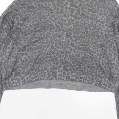 Womens UK Size 16 Topshop Grey Pullover Jumper
