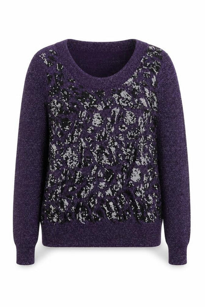 Womens UK Size S Marks and Spencer Purple Pullover Jumper