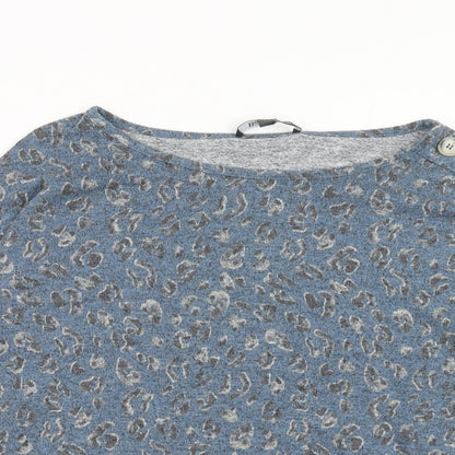 Womens UK Size 14 Bonmarché Blue Pullover Jumper