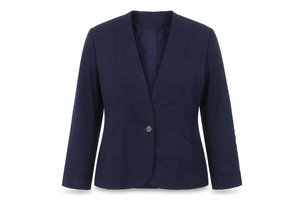 Womens UK Size 10 Debenhams Regular Blue Suit Jacket