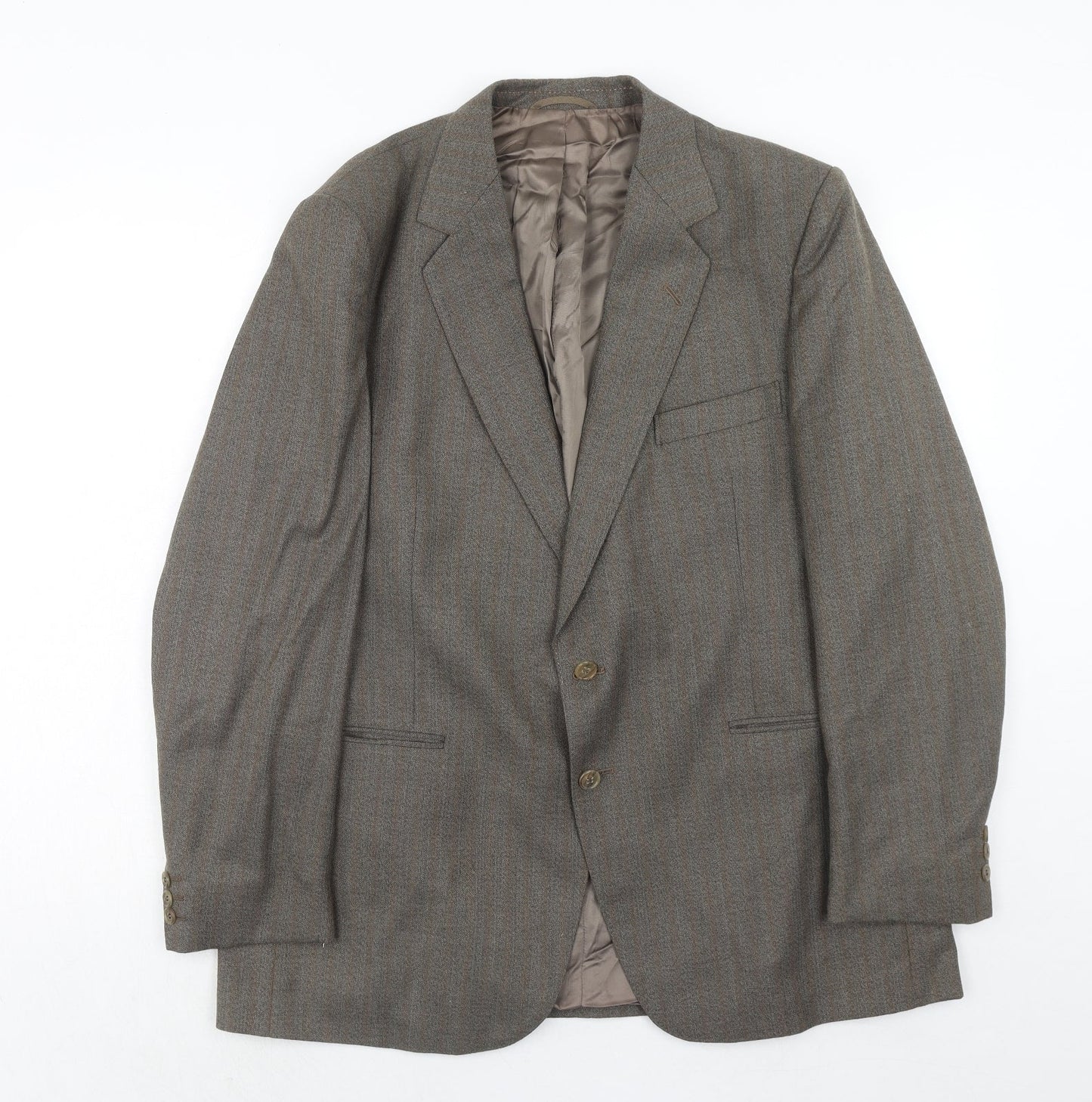Mens UK Size 42 Maenson Regular Brown Suit Jacket