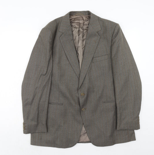 Mens UK Size 42 Maenson Regular Brown Suit Jacket