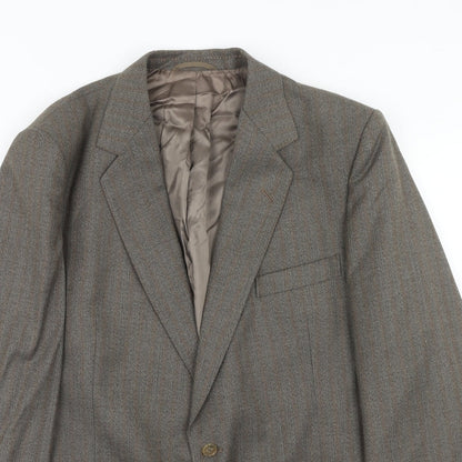 Mens UK Size 42 Maenson Regular Brown Suit Jacket