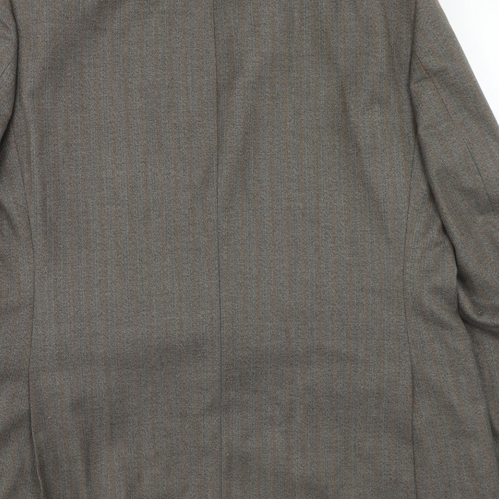 Mens UK Size 42 Maenson Regular Brown Suit Jacket