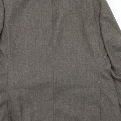 Mens UK Size 42 Maenson Regular Brown Suit Jacket