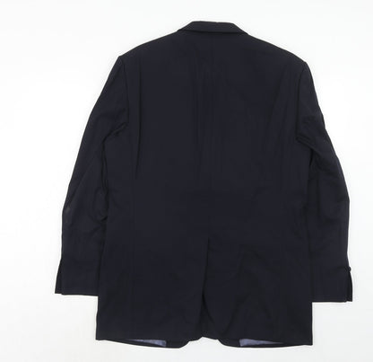 Mens UK Size 40 Marks and Spencer Regular Blue Suit Jacket