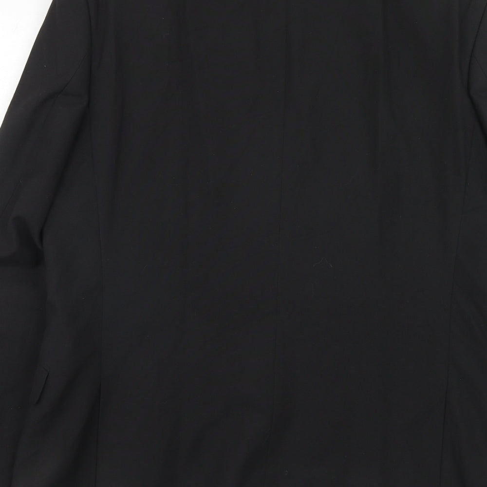Suit Direct Mens Black Polyester Jacket Suit Jacket Size 40 Regular