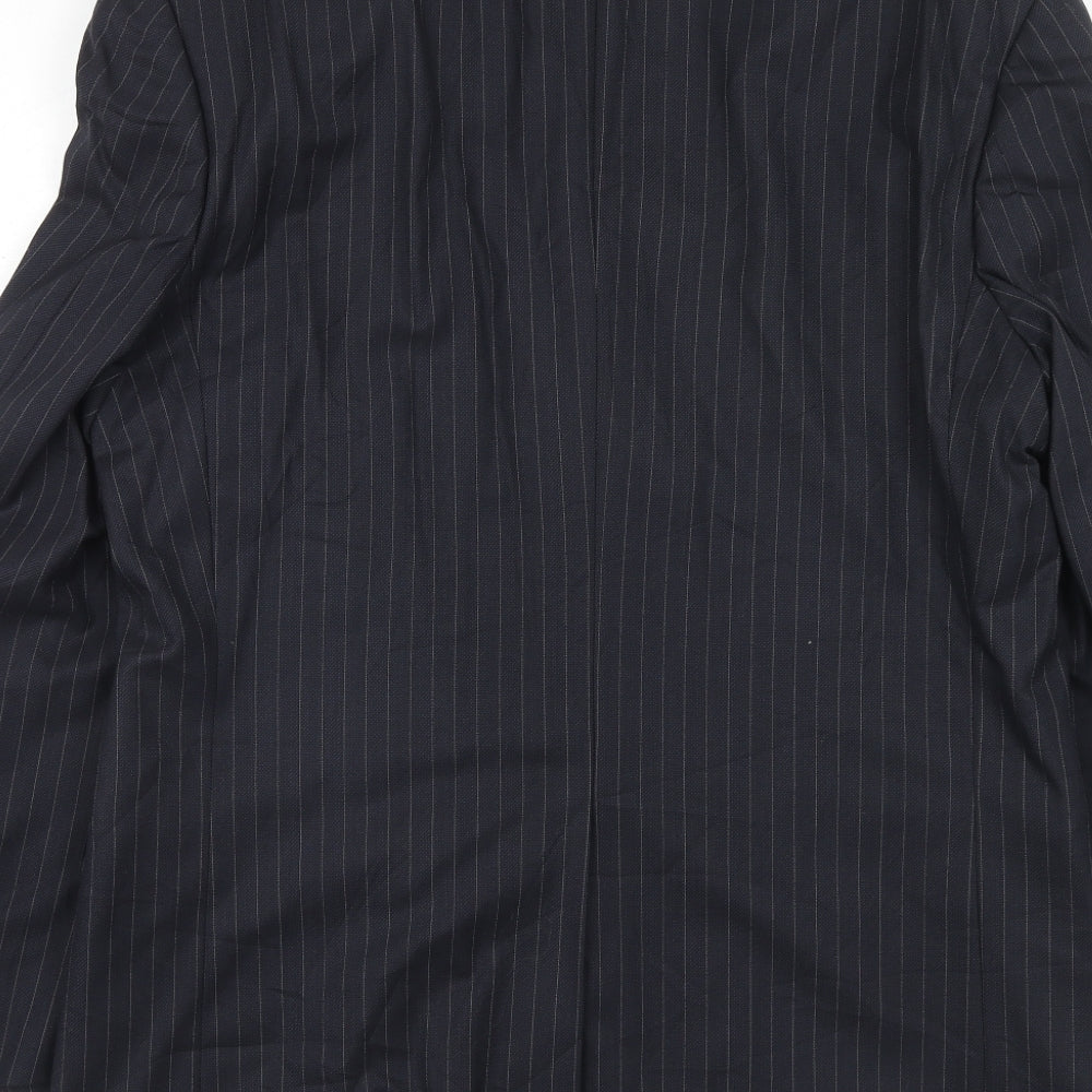 Mens UK Size 40 Marks and Spencer Regular Blue Suit Jacket