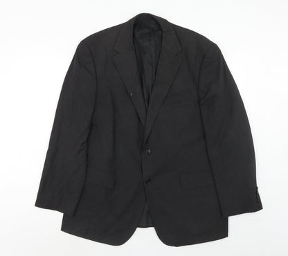 Mens UK Size 42 Marks and Spencer Regular Black Suit Jacket