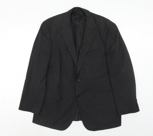 Mens UK Size 42 Marks and Spencer Regular Black Suit Jacket