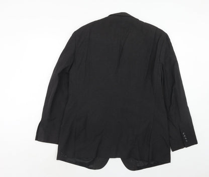 Mens UK Size 42 Marks and Spencer Regular Black Suit Jacket