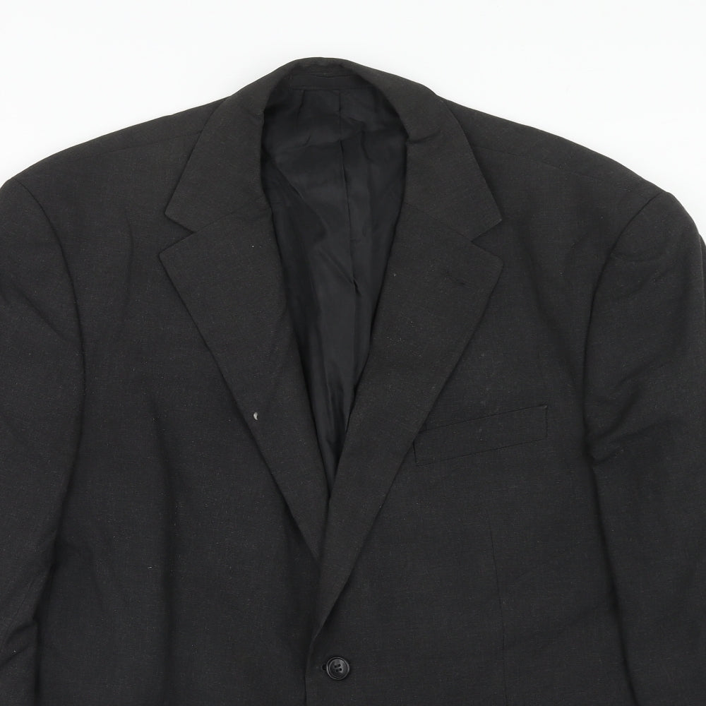 Mens UK Size 42 Marks and Spencer Regular Black Suit Jacket