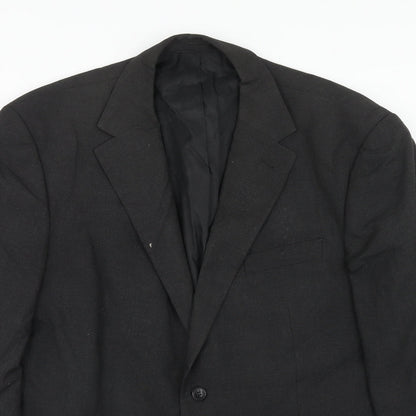 Mens UK Size 42 Marks and Spencer Regular Black Suit Jacket