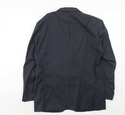 Mens UK Size 40 Marks and Spencer Regular Blue Suit Jacket
