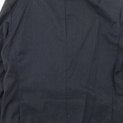 Mens UK Size 40 Marks and Spencer Regular Blue Suit Jacket