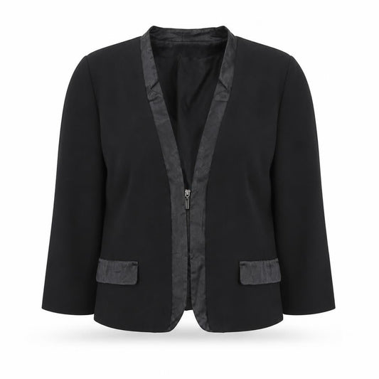 Womens UK Size 10 Boohoo Black Jacket