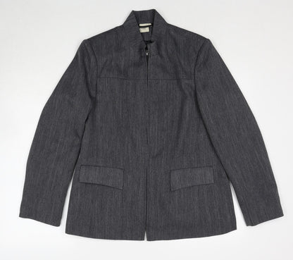 Womens UK Size 12 Cotton Traders Grey Jacket