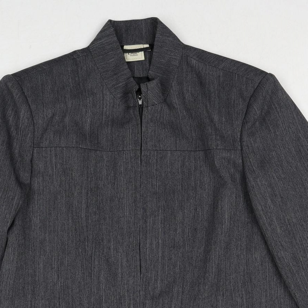 Womens UK Size 12 Cotton Traders Grey Jacket