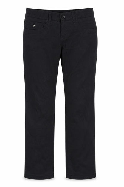 Marefa Womens Black Polyester Trousers Size 28 in Regular Zip