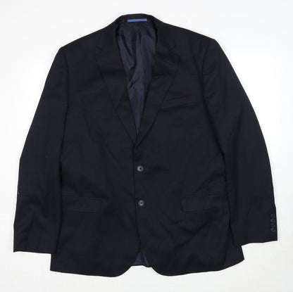 Mens UK Size 44 Marks and Spencer Regular Blue Suit Jacket