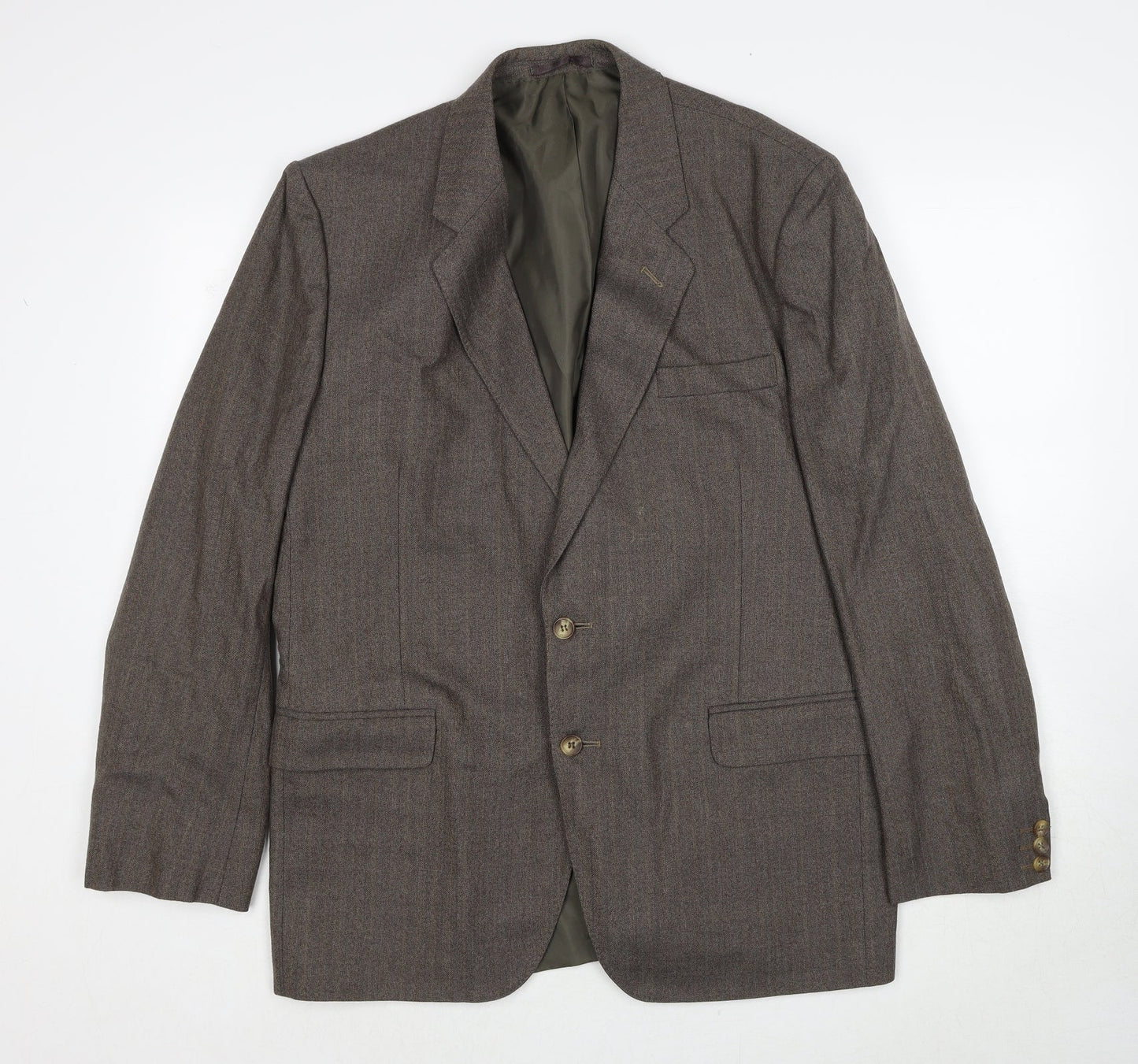 Mens UK Size 40 Greenwoods Regular Brown Suit Jacket