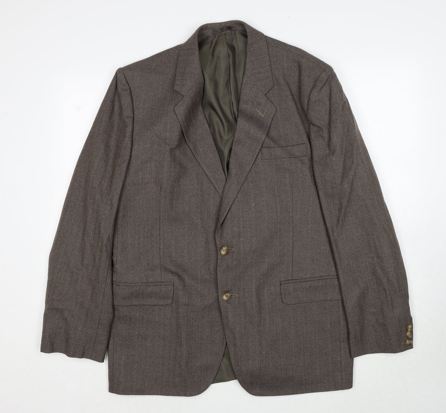 Mens UK Size 40 Greenwoods Regular Brown Suit Jacket