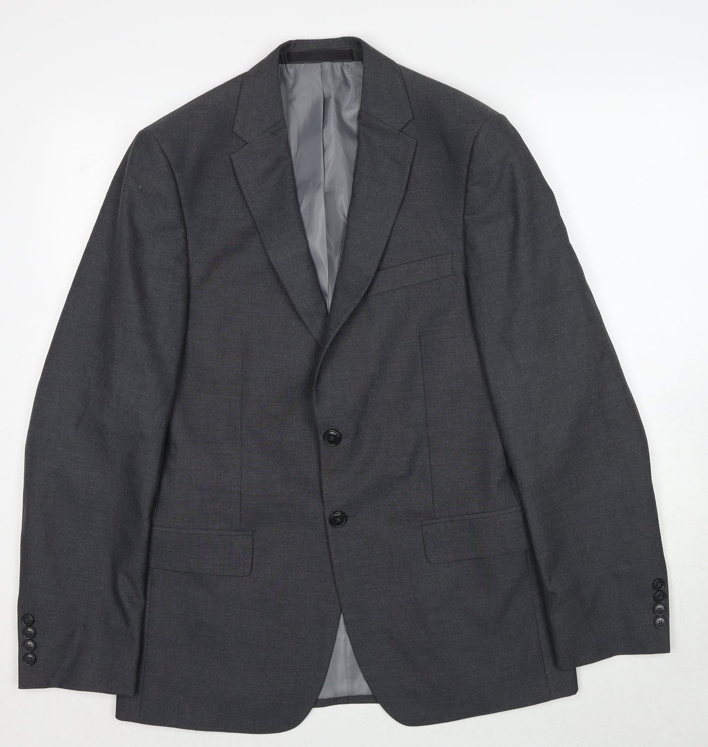 Mens UK Size 38 Marks and Spencer Regular Grey Suit Jacket