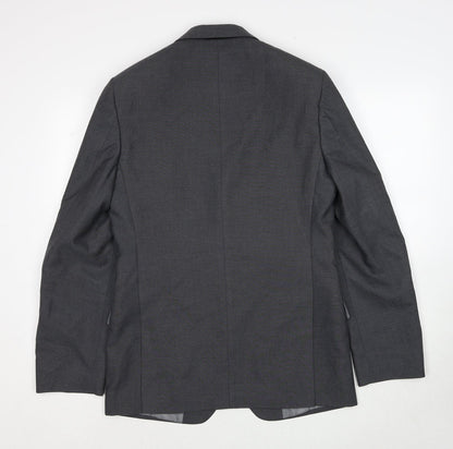 Mens UK Size 38 Marks and Spencer Regular Grey Suit Jacket