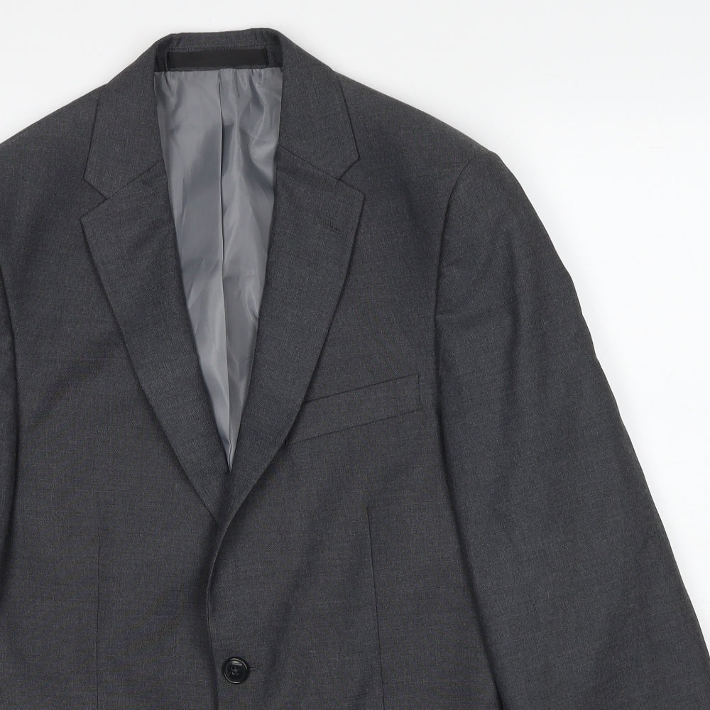 Mens UK Size 38 Marks and Spencer Regular Grey Suit Jacket