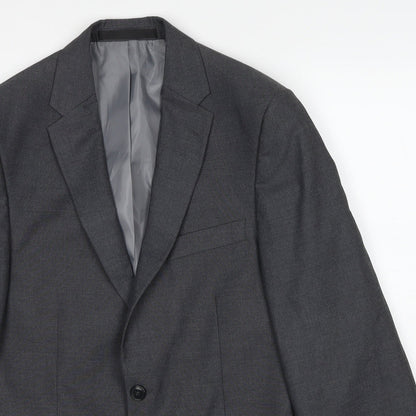 Mens UK Size 38 Marks and Spencer Regular Grey Suit Jacket