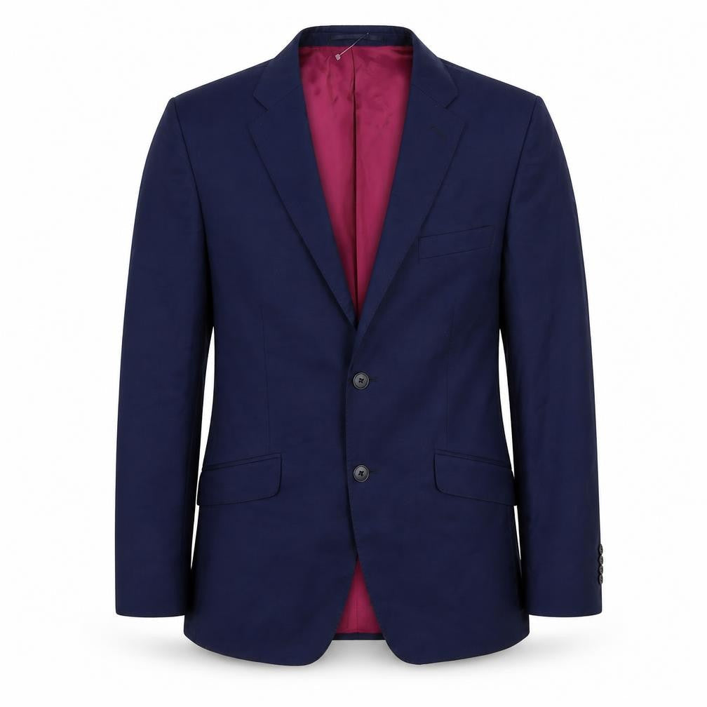 Mens UK Size 38 Performance Suit Regular Blue Suit Jacket