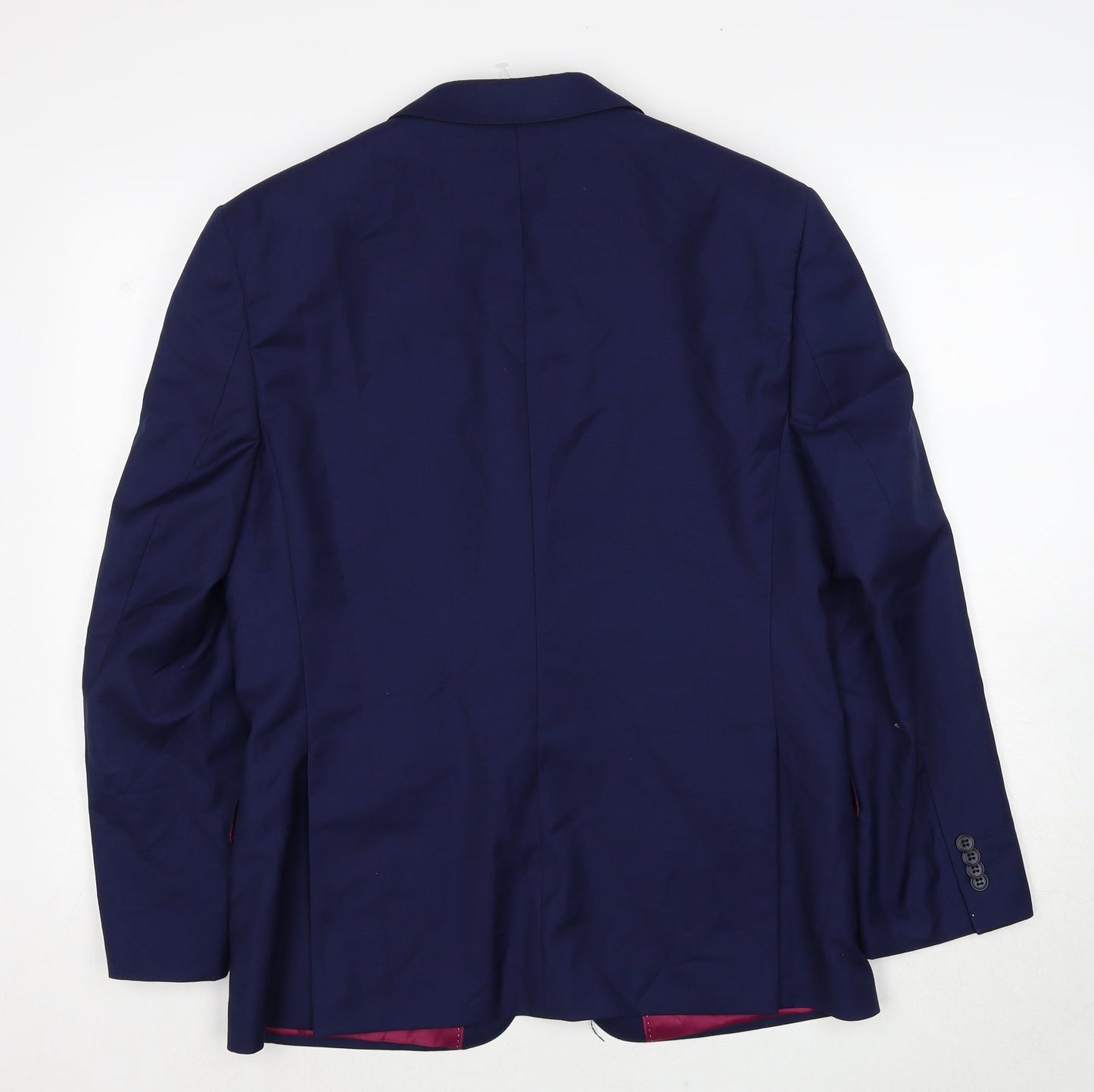 Mens UK Size 38 Performance Suit Regular Blue Suit Jacket