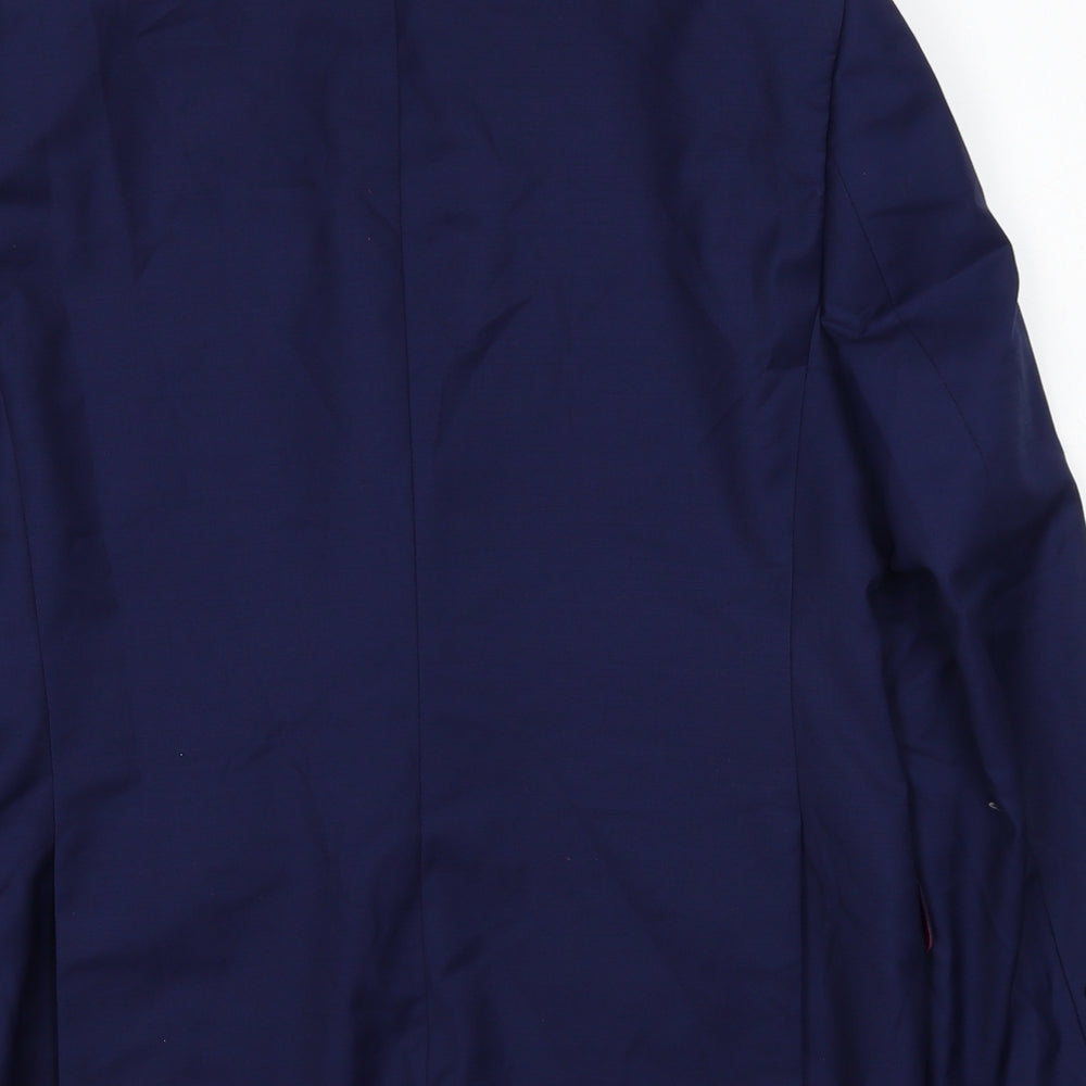 Mens UK Size 38 Performance Suit Regular Blue Suit Jacket