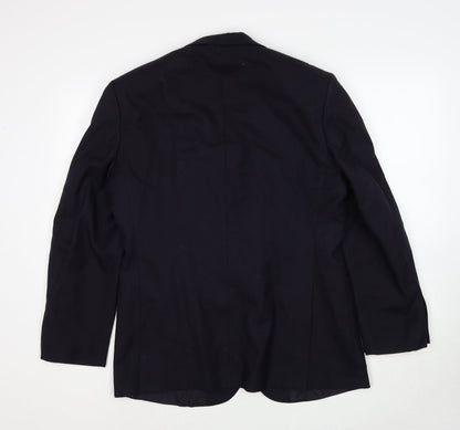 Mens UK Size 40 Marks and Spencer Regular Blue Suit Jacket