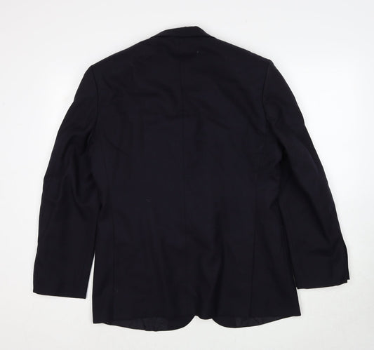 Mens UK Size 40 Marks and Spencer Regular Blue Suit Jacket