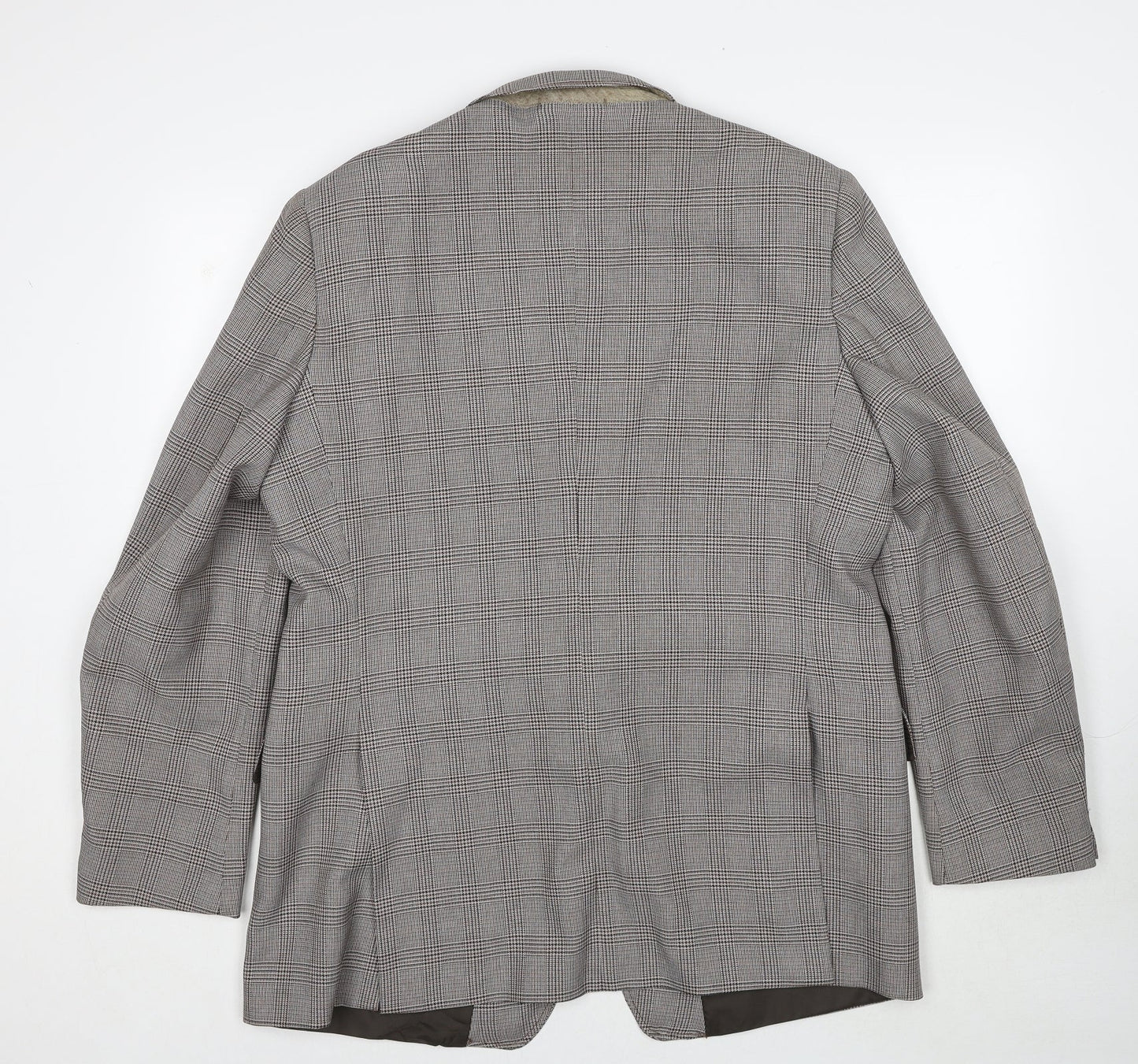Mens UK Size 46 C&A Regular Brown Suit Jacket